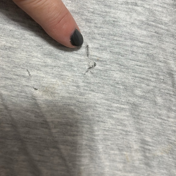 Ugg light gray heathered viscose spandex robe oversized XS/S - Picture 11 of 11